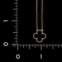 Van Cleef & Arpels 18K Yellow Gold Estate Onyx 'Vintage Alhambra' Pendant Necklace