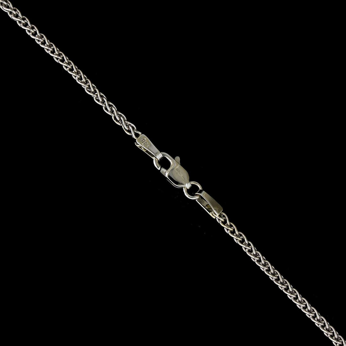 14K White Gold Estate Diamond Necklace