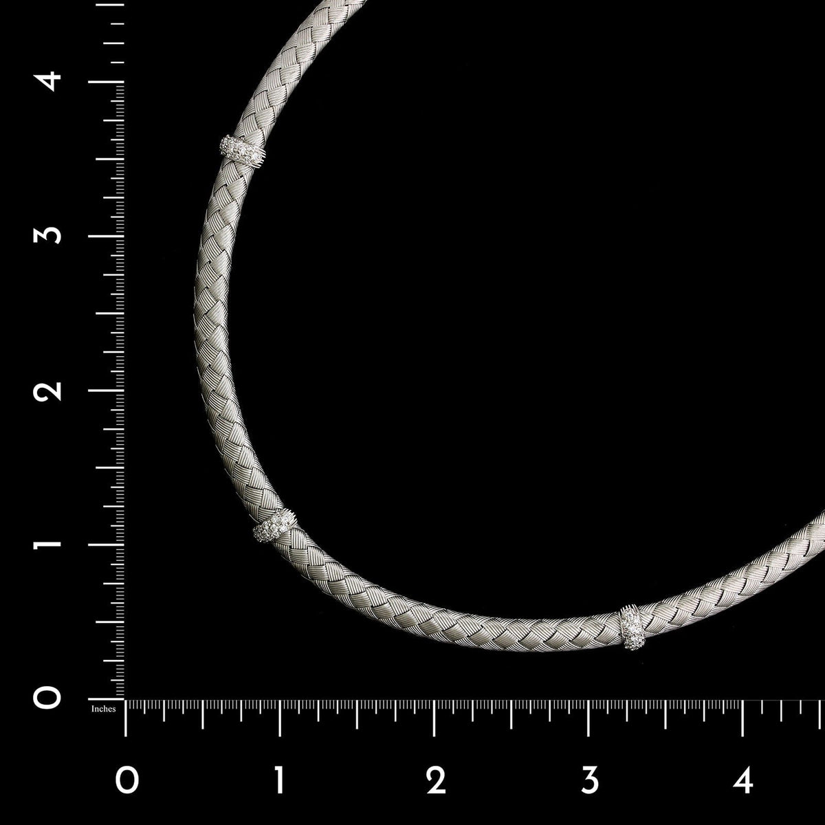 Roberto Coin 18K White Gold Estate Diamond Necklace