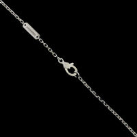 Van Cleef & Arpels 18K White Gold Estate Magic Alhambra Chalcedony Long Necklace