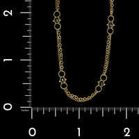 Amali 18K Yellow Gold Estate Black Diamond Whisper Chain Necklace