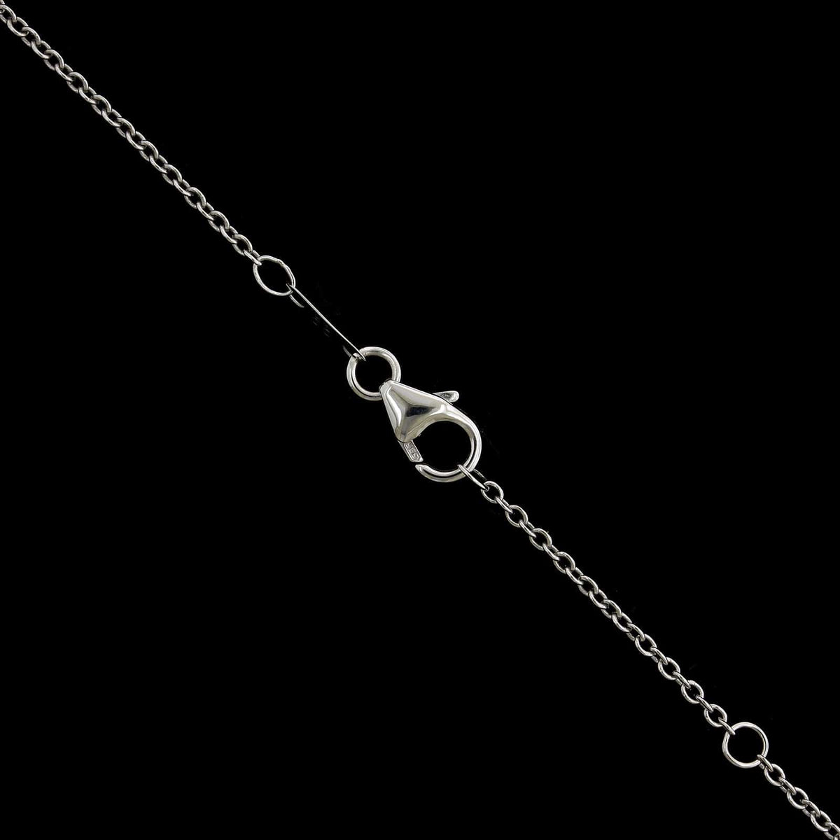 14K White Gold Estate Diamond Necklace