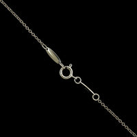 Tiffany & Co. Sterling Silver Estate Elsa Peretti Teardrop Necklace