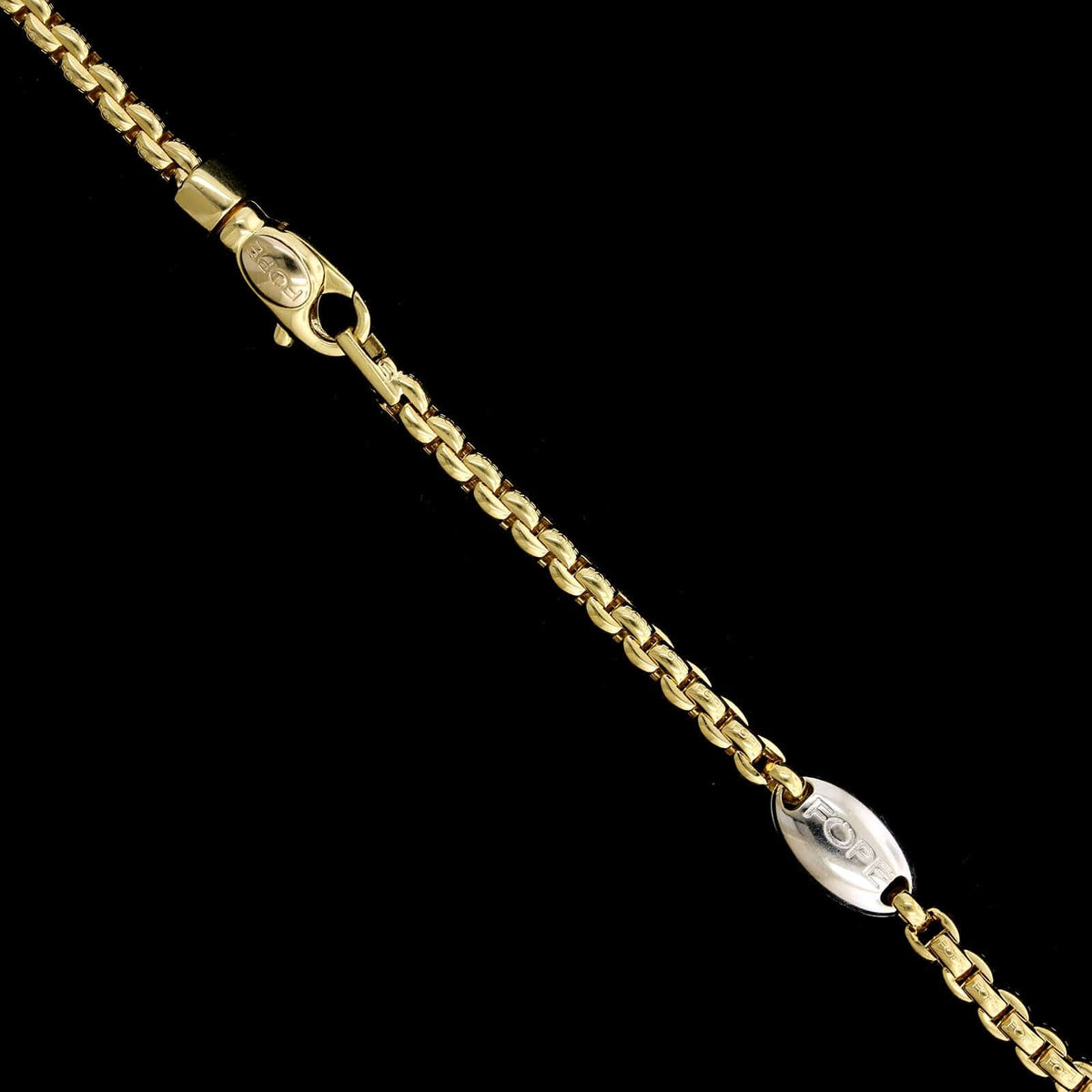 Fope 18K Two-tone Gold Estate Eka Diamond Necklace