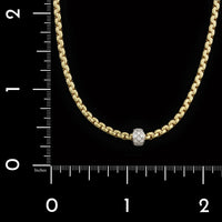 Fope 18K Two-tone Gold Estate Eka Diamond Necklace