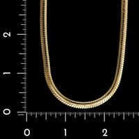 14K Yellow Gold Estate Fancy Link Chain