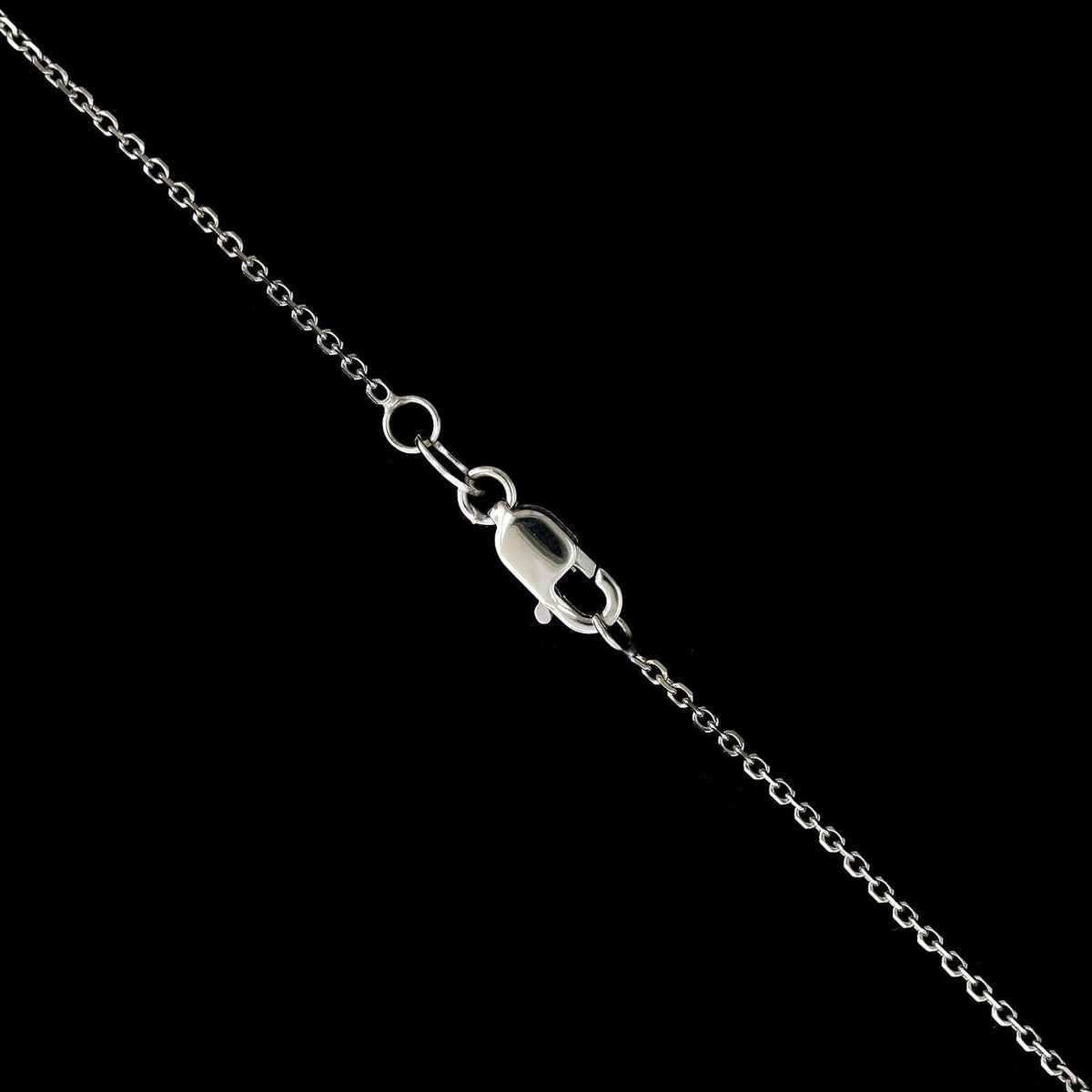 14K White Gold Estate Diamond Necklace