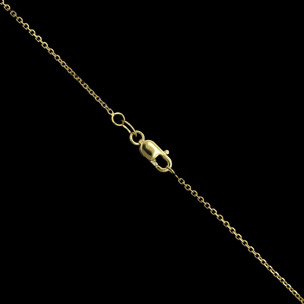 14K Yellow Gold Estate Tanzanite and Diamond Pendant