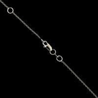 14K White Gold Estate Diamond Evil Eye Pendant