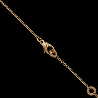 Bulgari 18K Rose and White Gold Estate B.Zero1 Pendant Necklace