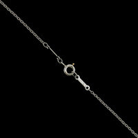Tiffany & Co. Elsa Peretti Platinum Estate Diamond by the Yard Single Diamond Pendant Necklace