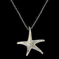 Tiffany & Co. Elsa Peretti Sterling Silver Estate Starfish Pendant