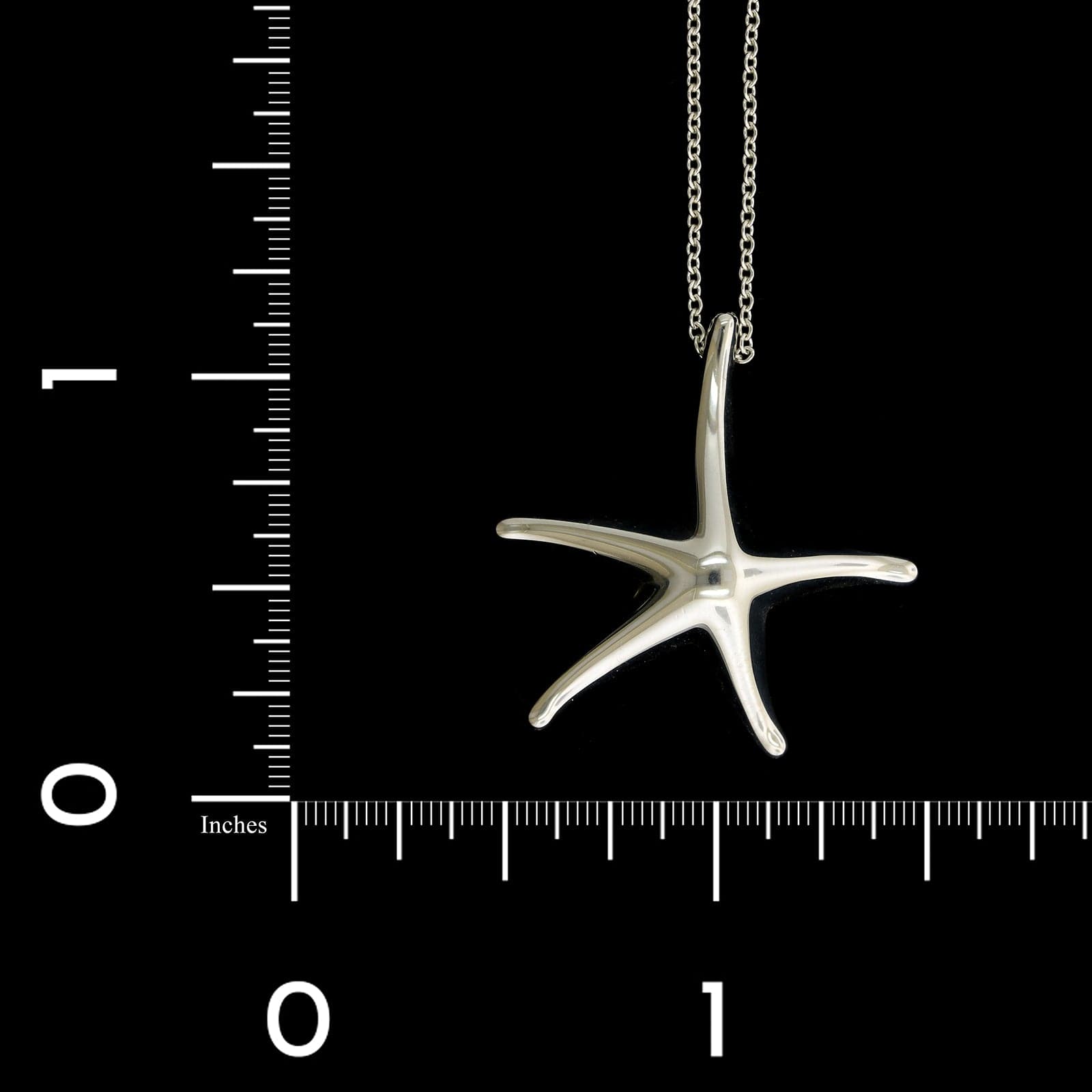 Tiffany & Co. Elsa Peretti Sterling Silver Estate Starfish Pendant