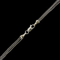 18K White Gold Estate Colored Diamond Pendant