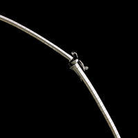 14K White Gold Estate Omega Necklace