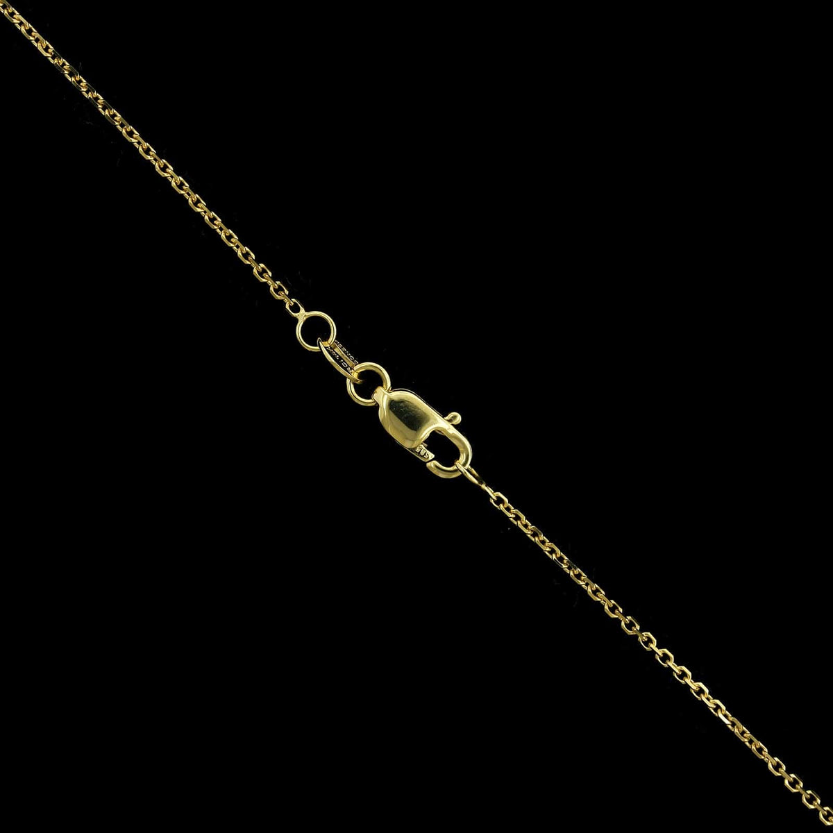 14K Yellow Gold Estate Diamond Pendant