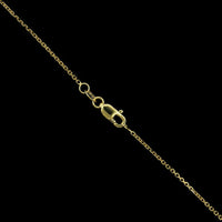 14K Yellow Gold Estate Diamond Pendant
