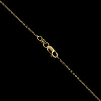 Roberto Coin 18K Yellow Gold Estate Diamond Tiny Treasures Diamond Cross Pendant Neckalce
