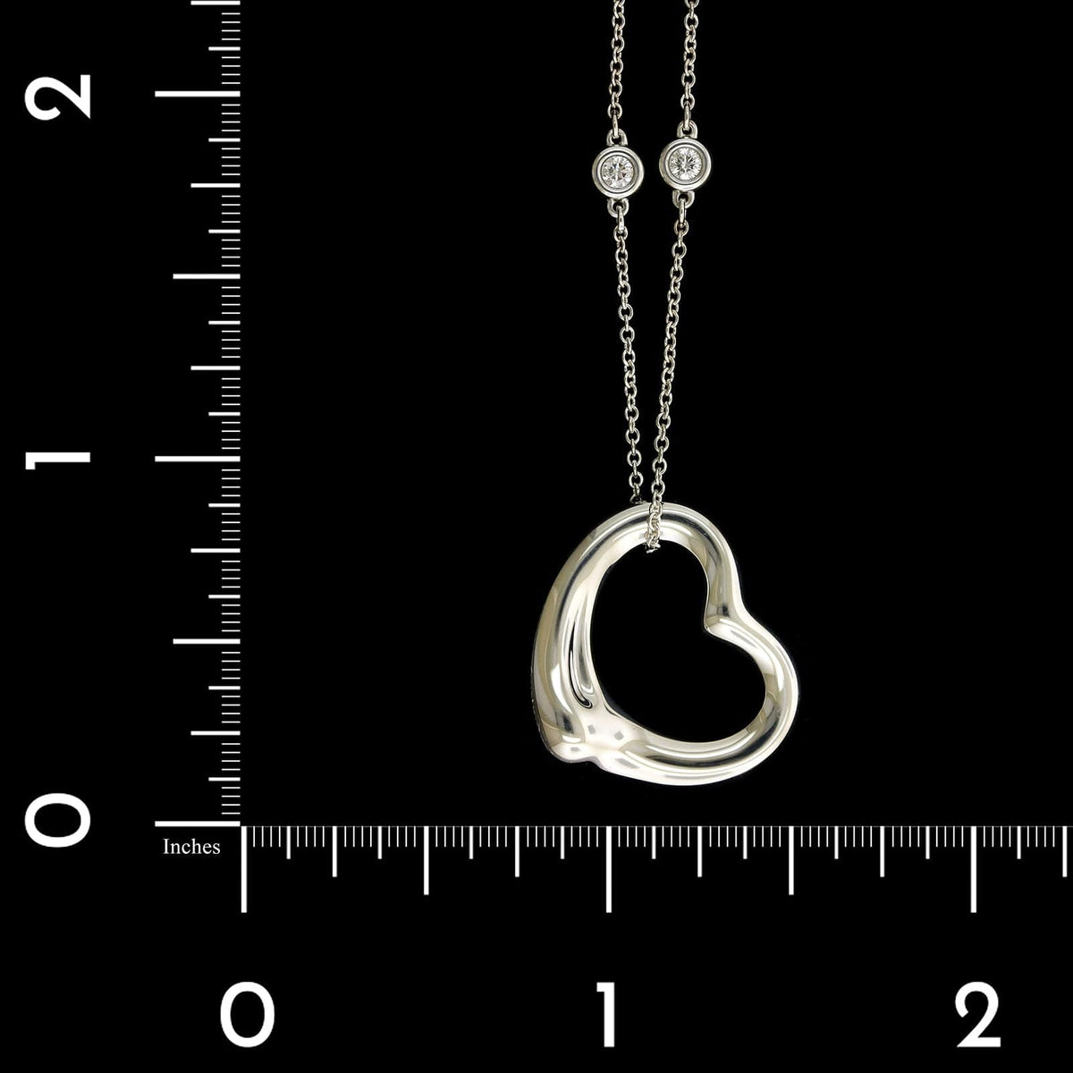 Elsa Peretti Tiffany and Co. Floating Heart Necklace - Etsy | Floating heart  necklace, Heart necklace etsy, Fancy necklace