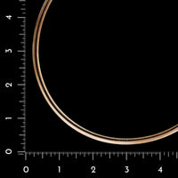 14K Rose and White Gold Estate Reversable Omega Necklace