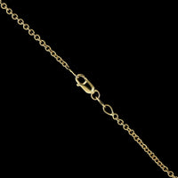 14K Yellow Gold Estate Diamond Necklace