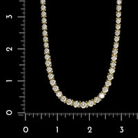 14K Yellow Gold Estate Diamond Necklace