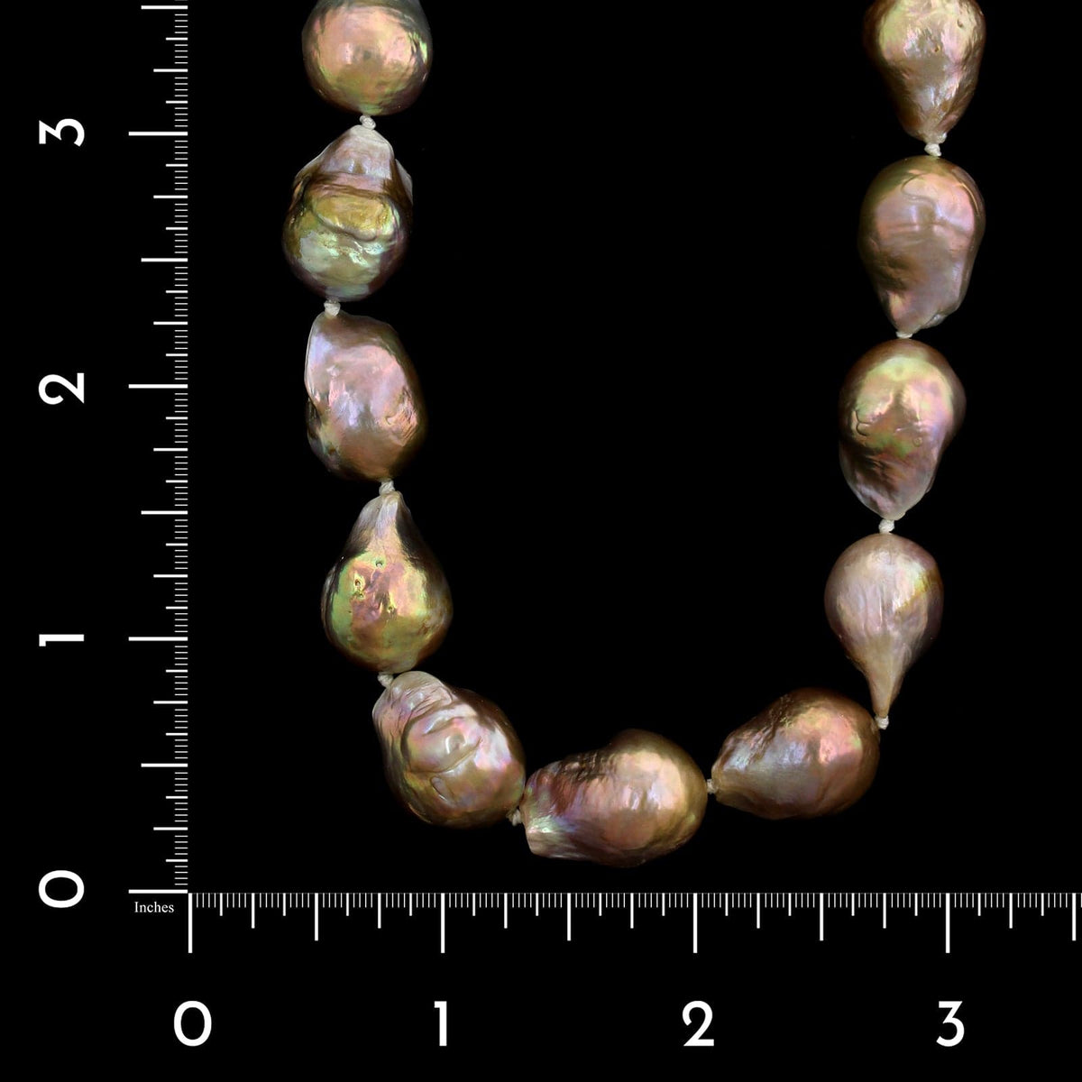 Gabriella Kiss 10K Yellow Gold Estate Baroque Cultured Pearl Necklace