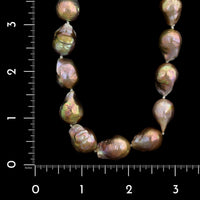 Gabriella Kiss 10K Yellow Gold Estate Baroque Cultured Pearl Necklace