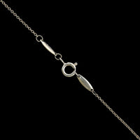 Tiffany & Co. Sterling Silver Estate Elsa Peretti Cross Pendant Necklace