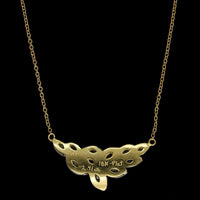 Todd Pownell 18K Yellow Gold and Platinum Estate Diamond Pendant Necklace