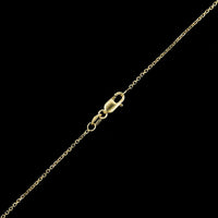 14K Yellow Gold Estate Tanzanite Pendant Necklace