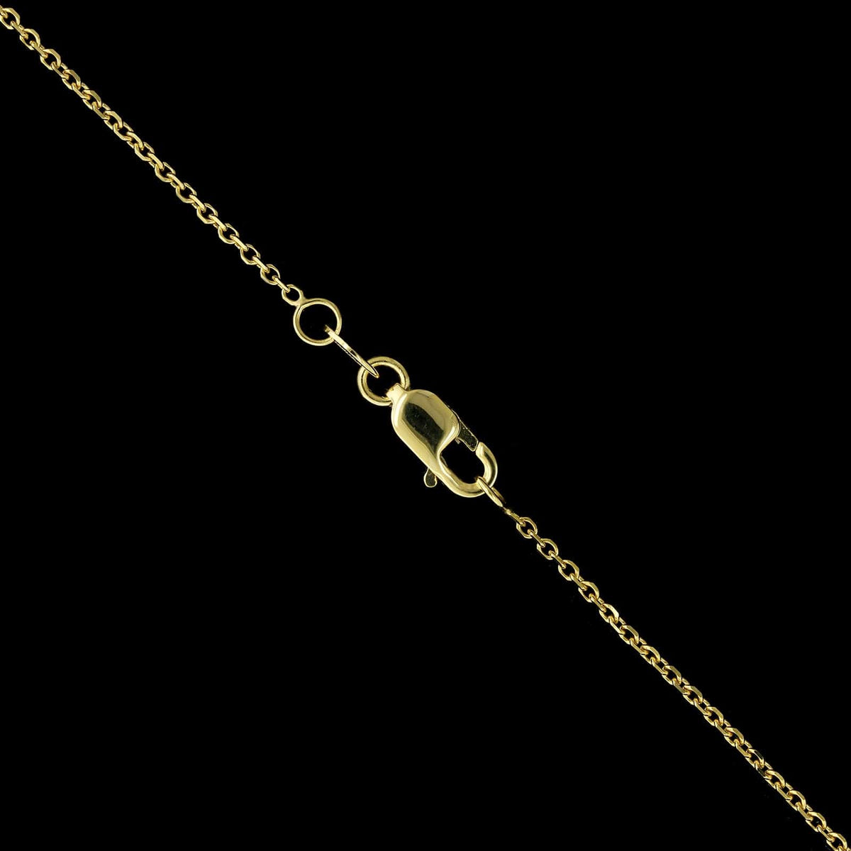 14K Yellow Gold Estate Sodalite Pendant