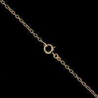 Antique 14K Yellow Gold Estate Amethyst Festoon Necklace