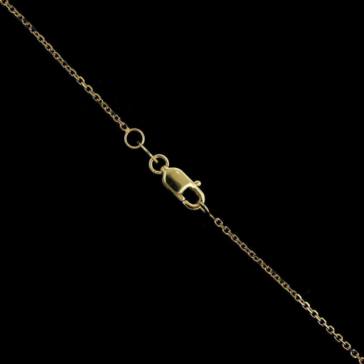 18K Two-tone Gold Estate Diamond Pendant