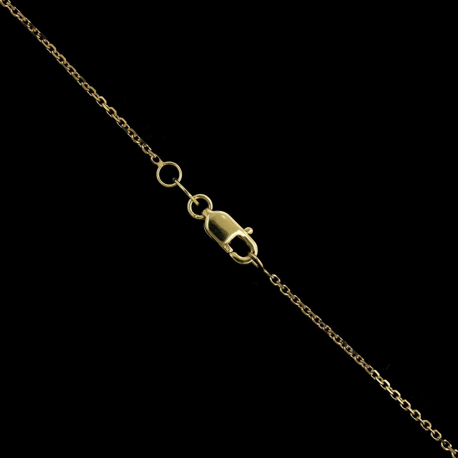 18K Two-tone Gold Estate Diamond Pendant