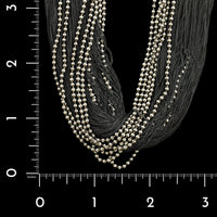 Lagos Sterling Silver Estate Black Rhodium Multi Strand Necklace