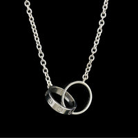 Cartier18K White Gold Estate Love Necklace