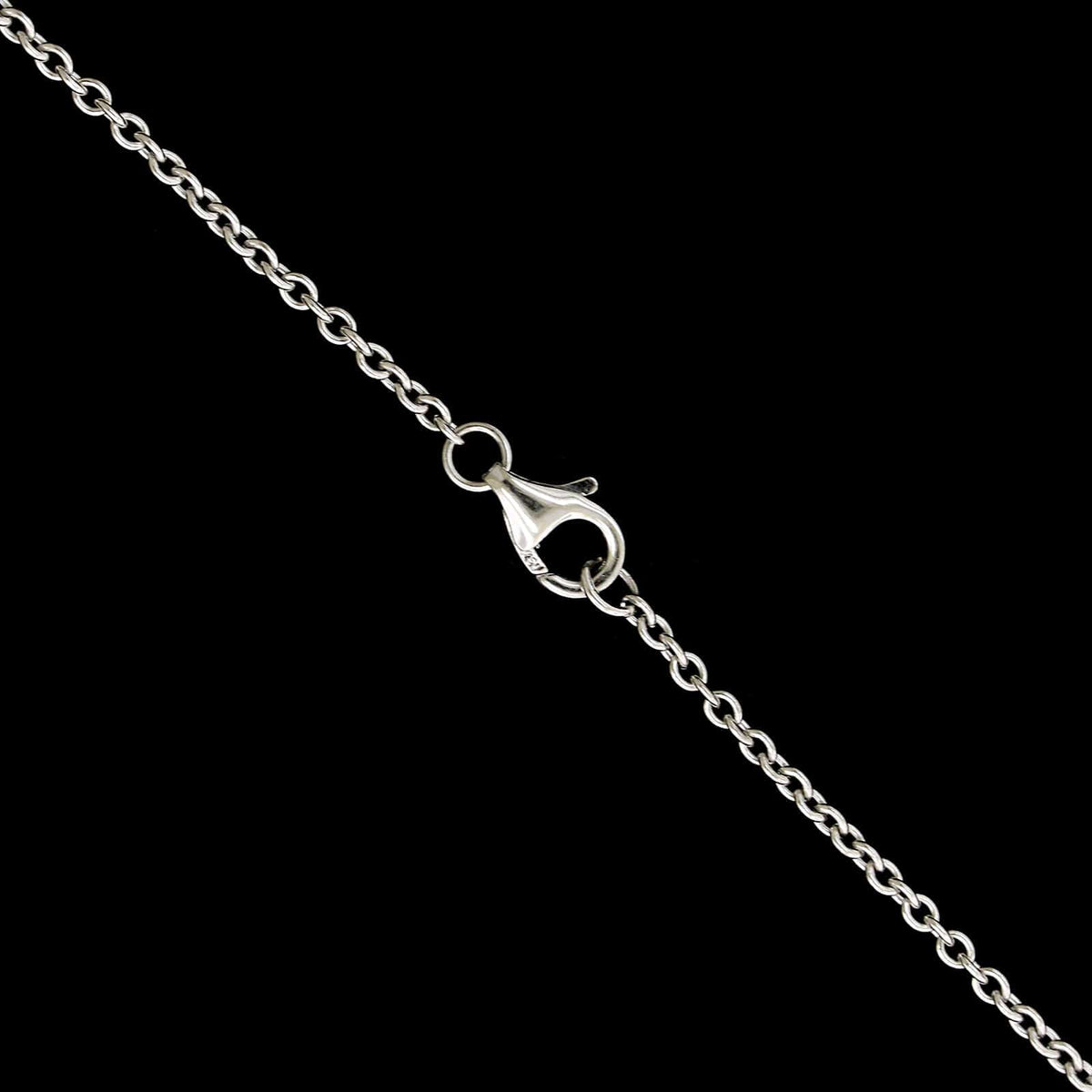 Cartier18K White Gold Estate Love Necklace