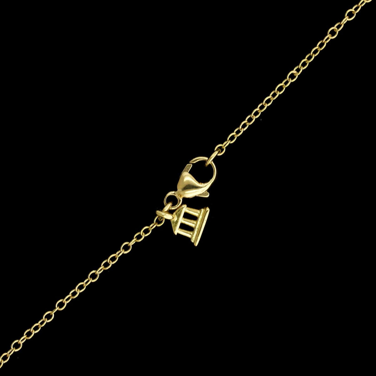 Temple St. Clair 18K Yellow Gold Estate Pink Sapphire Necklace