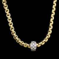Fope 18K Two-tone Gold Estate Diamond Necklace