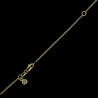 Sidney Evan 14K Yellow Gold Estate Diamond Texas State Outline Pendant Neckalce