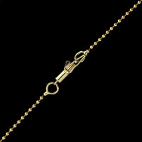 14K Yellow Gold Estate Diamond Heart Pendant