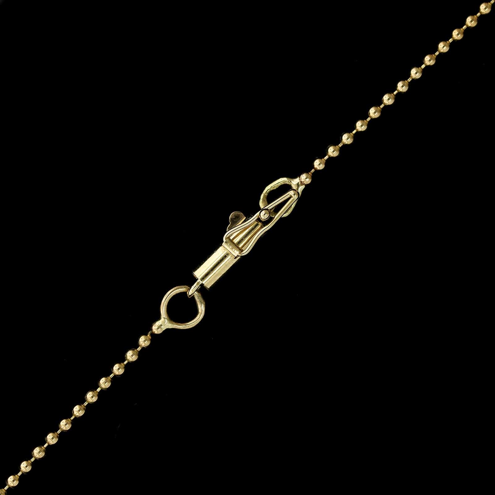 14K Yellow Gold Estate Diamond Heart Pendant