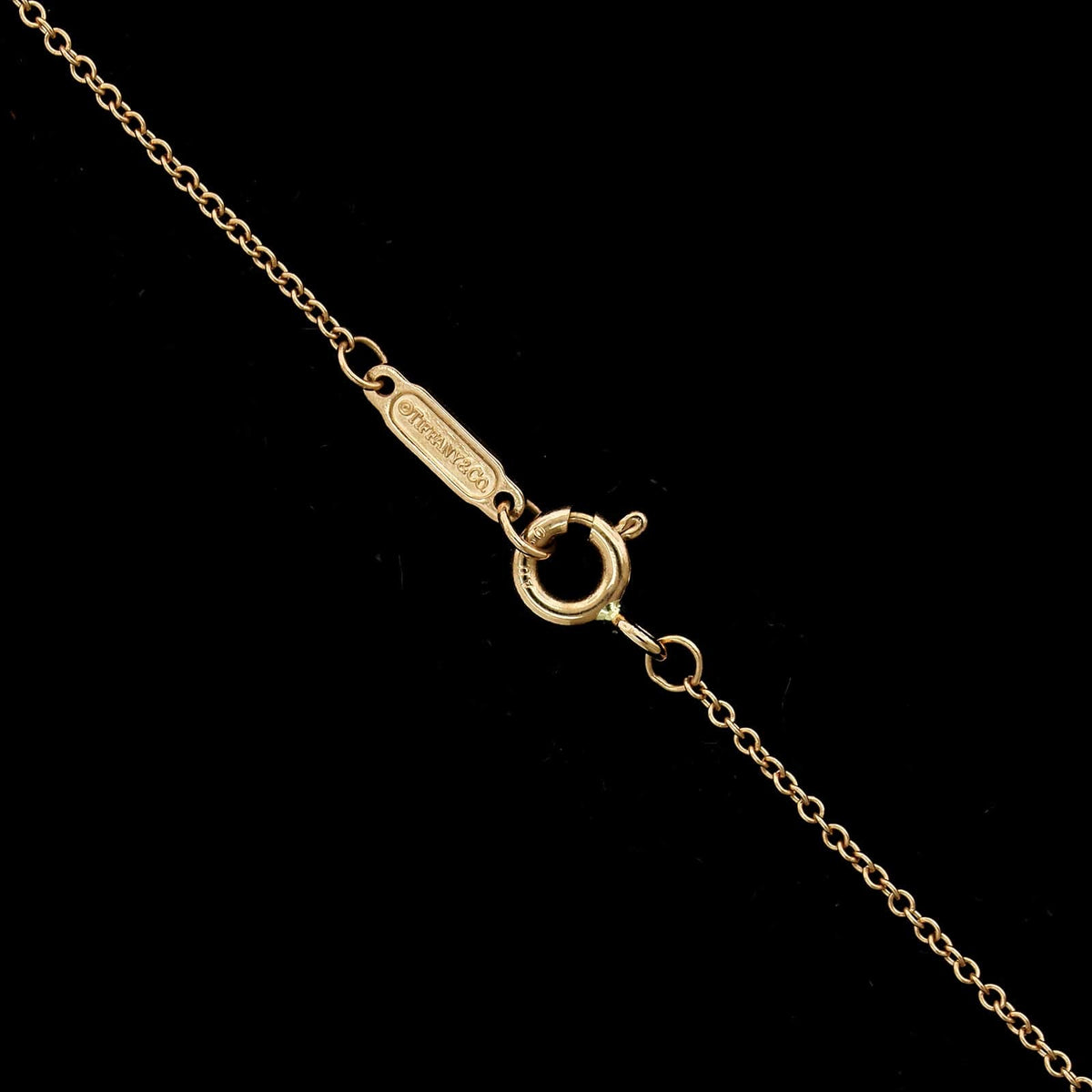 Tiffany & Co. 18K Rose Gold Estate Knot Key Pendant