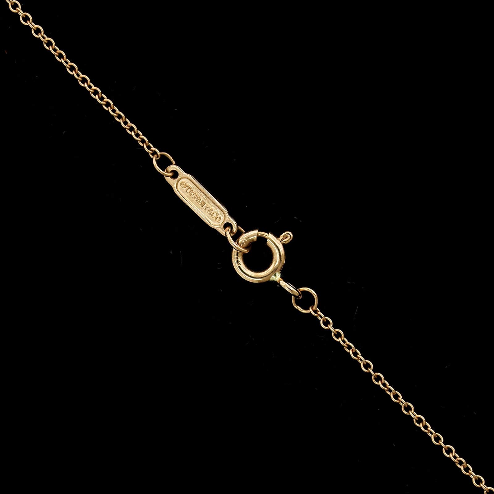 Tiffany & Co. 18K Rose Gold Estate Knot Key Pendant