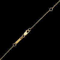 Roberto Coin 18K Yellow Gold Estate Pois Moi Mother of Pearl Round Pendant
