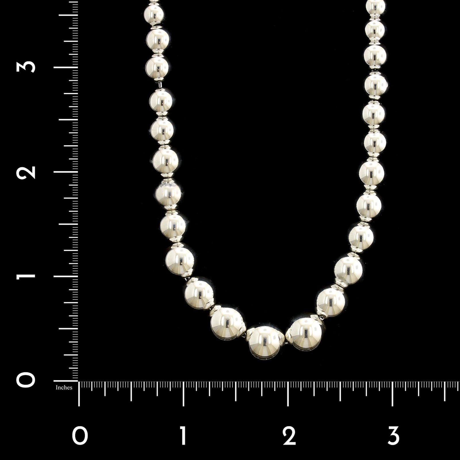 Tiffany & Co. Sterling Silver Estate Hardwear Ball Necklace