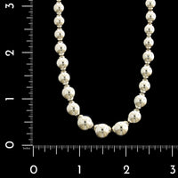 Tiffany &amp; Co. Sterling Silver Estate Hardwear Graduated Ball Necklace