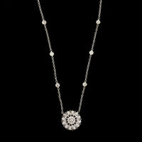 Penny Preville 18K White Gold Estate Diamond Necklace