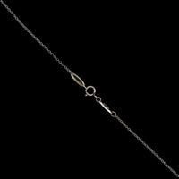 Tiffany &  Co. Platinum Estate Elsa Peretti Diamond Teardrop Necklace